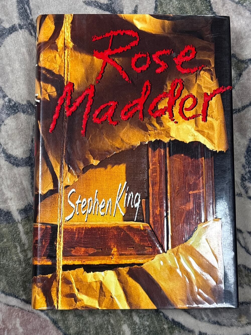 Vtg Rose Madder by Stephen King - 1st print Edition Hardback 1995